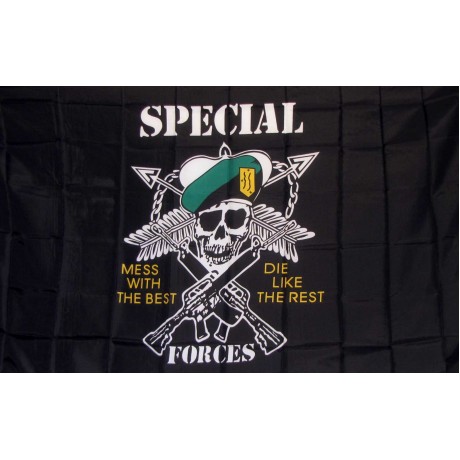 Special Forces Mess With The Best 3'x 5' Economy Flag