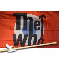 THE WHO 3' x 5'  Flag, Pole And Mount.
