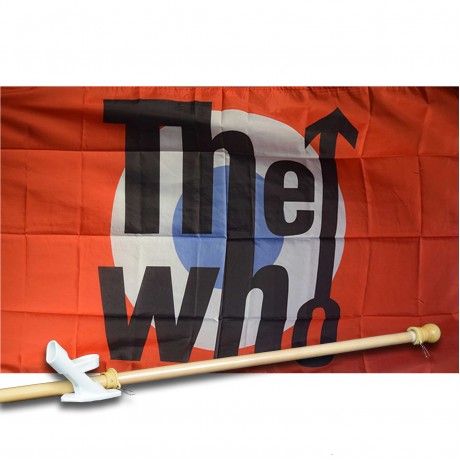 THE WHO 3' x 5'  Flag, Pole And Mount.