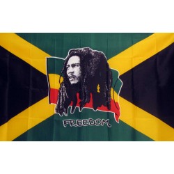 Bob Marley Freedom Novelty Music 3'x 5' Flag