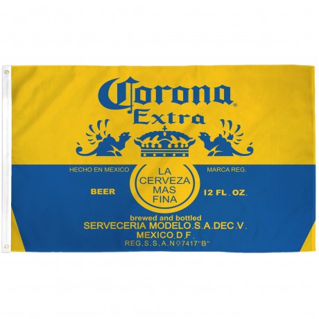 Corona Extra Gold 3' x 5' Polyester Flag