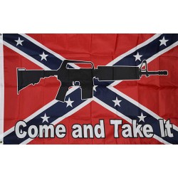 Come And Take It Rebel 3' x 5' Polyester Flag