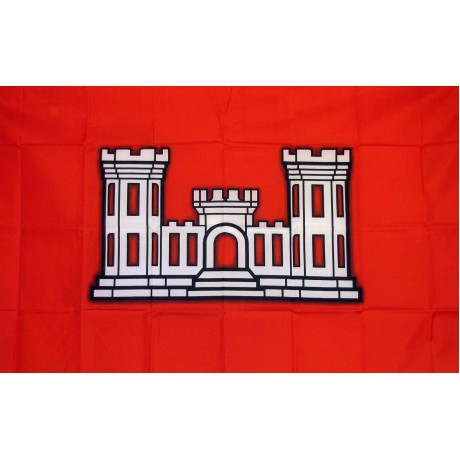 Vessel Army Corps of Engineers 3'x 5' Economy Flag