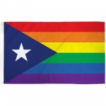 Puerto Rico Rainbow 3' x 5' Flag