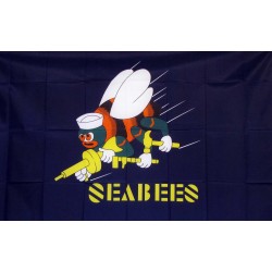Navy Seabees 3'x 5' Economy Flag