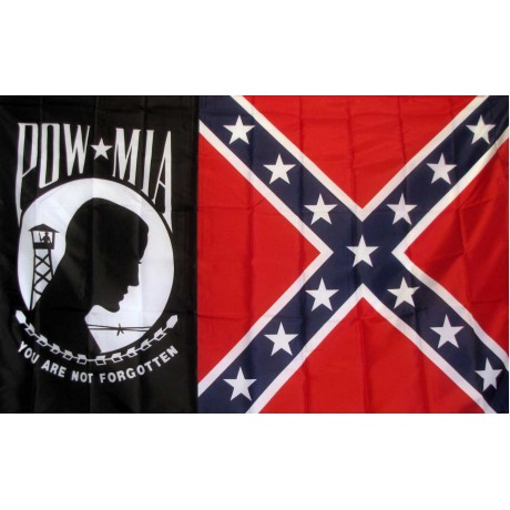 POW-MIA Rebel 3'x 5' Economy Flag