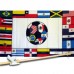 SOUTH AMERICAN SOCCER CLUB 3' x 5'  Flag, Pole And Mount.