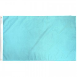 Solid Light Blue 3' x 5' Polyester Flag