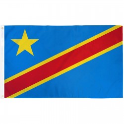 Congo Democratic Republic 3' x 5' Polyester Flag