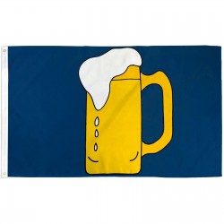 Beer Mug 3' x 5' Polyester Flag