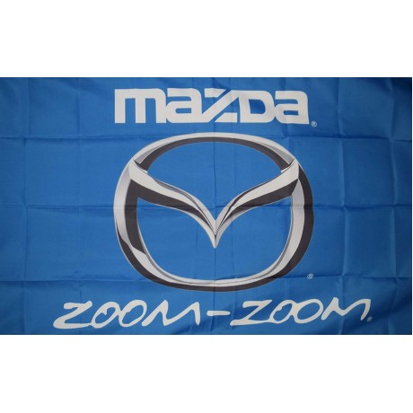 Mazda Blue 3'x 5' Flag