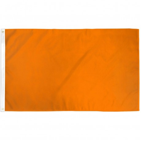 Solid Orange 3' x 5' Polyester Flag