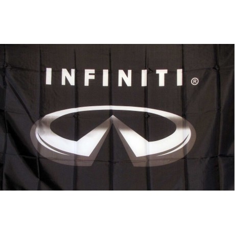 Infiniti Logo Black Premium 3'x 5' Flag