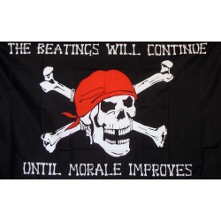 Pirate Morale 3'x 5' Pirate Flag