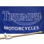 Triumph Motorcycles 3' x 5' Flag, Pole And Mount
