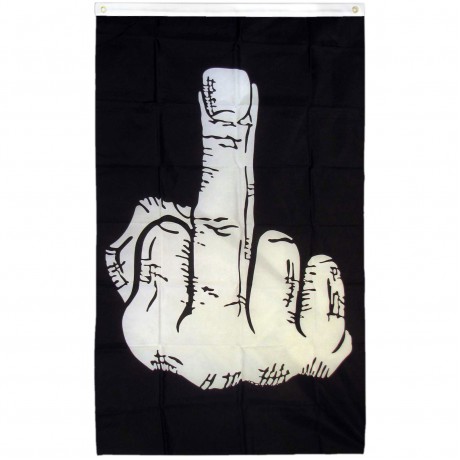 Middle Finger Vertical Premium 3'x 5' Flag