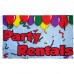 Party Rentals 3' x 5' Polyester Flag