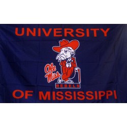 Mississippi Ole Miss Gentleman 3'x 5' College Flag