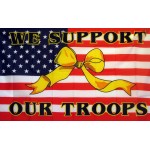 We Support Our Troops USA 3'x 5' Flag