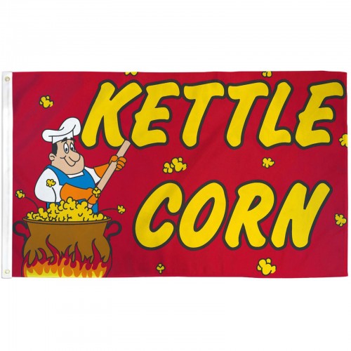 Kettle Corn flag 3x5 Polyester 