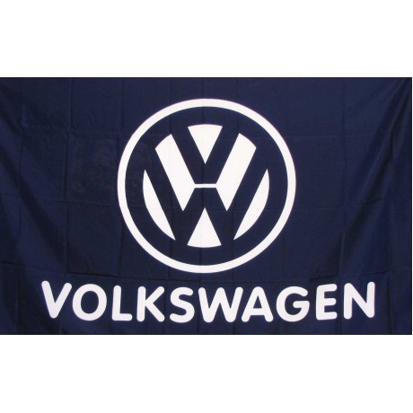 Volkswagen Blue Circle 3x5 Flag