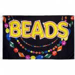 Beads 3' x 5' Polyestser Flag
