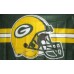 Green Bay Packers Helmet 3' x 5' Polyester Flag