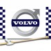 VOLVO CHECKERED 3' x 5'  Flag, Pole And Mount.
