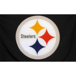 Pittsburgh Steelers Logo 3' x 5' Polyester Flag