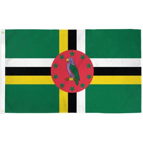 Dominica 3' x 5' Polyester Flag