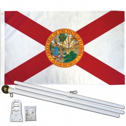 Florida State 2' x 3' Polyester Flag, Pole and Mount
