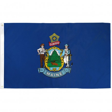 Maine State 2' x 3' Polyester Flag