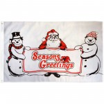 Seasons Greetings 3' x 5' Polyester Flag