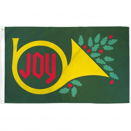 Joy Christmas 3' x 5' Polyester Flag