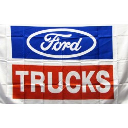 Ford Trucks Silver 3'x 5' Flag