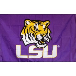 LSU Tigers Purple 3'x 5' Flag