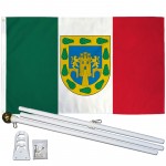 Distrito Federal Mexico State 3' x 5' Polyester Flag, Pole and Mount