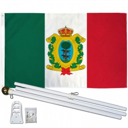 Durango Mexico State 3' x 5' Polyester Flag, Pole and Mount