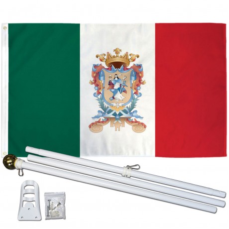 Guanajuato Mexico State 3' x 5' Polyester Flag, Pole and Mount