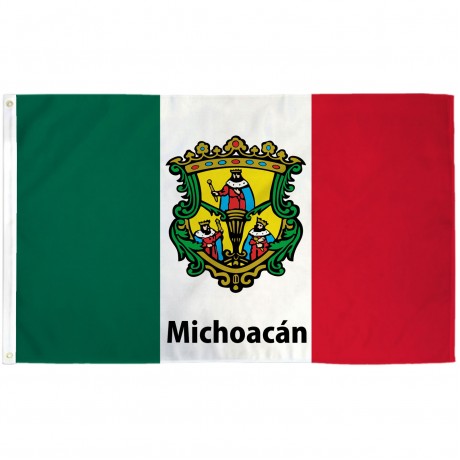 Michoacán Mexico State 3' x 5' Polyester Flag
