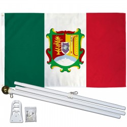 Nayarit Mexico State 3' x 5' Polyester Flag, Pole and Mount