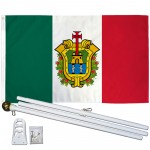 Veracruz Mexico State 3' x 5' Polyester Flag, Pole and Mount