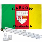 Carlow Ireland County 3' x 5' Polyester Flag, Pole and Mount