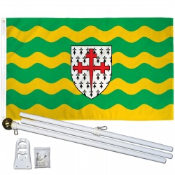 Donegal Ireland County 3' x 5' Polyester Flag, Pole and Mount