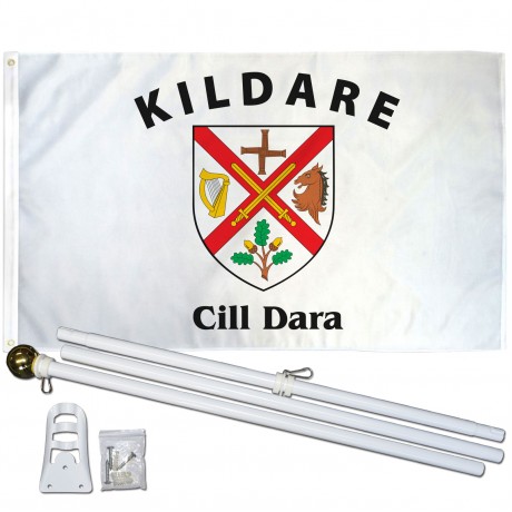Kildare Ireland County 3' x 5' Polyester Flag, Pole and Mount