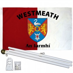 Westmeath Ireland County 3' x 5' Polyester Flag, Pole and Mount