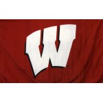 Wisconsin Badgers Logo 3'x 5' College Flag