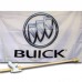 BUICK  2 1/2' X 3 1/2'   Flag, Pole And Mount.