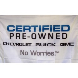 Chevrolet Buick GMC Cerified Pre-Owned Car Lot Flag