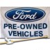 Ford Pre-Owned Vehicles  polyester Car Lot Flag , Pole And Mount.